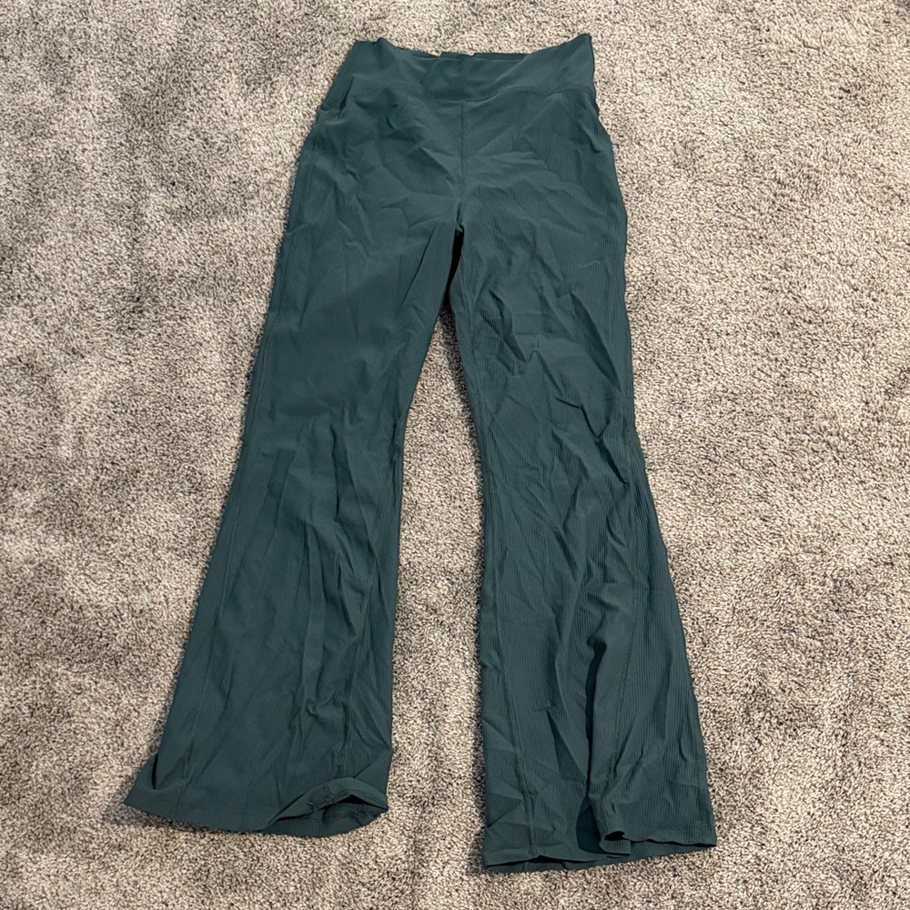 Teal Flared Yoga Pants